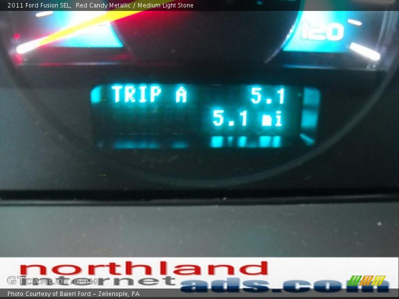 Red Candy Metallic / Medium Light Stone 2011 Ford Fusion SEL