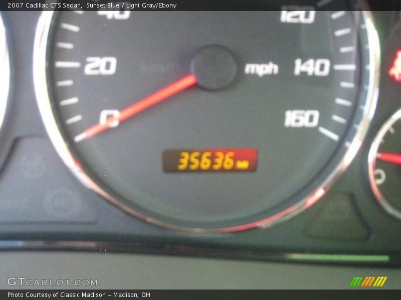 Sunset Blue / Light Gray/Ebony 2007 Cadillac CTS Sedan