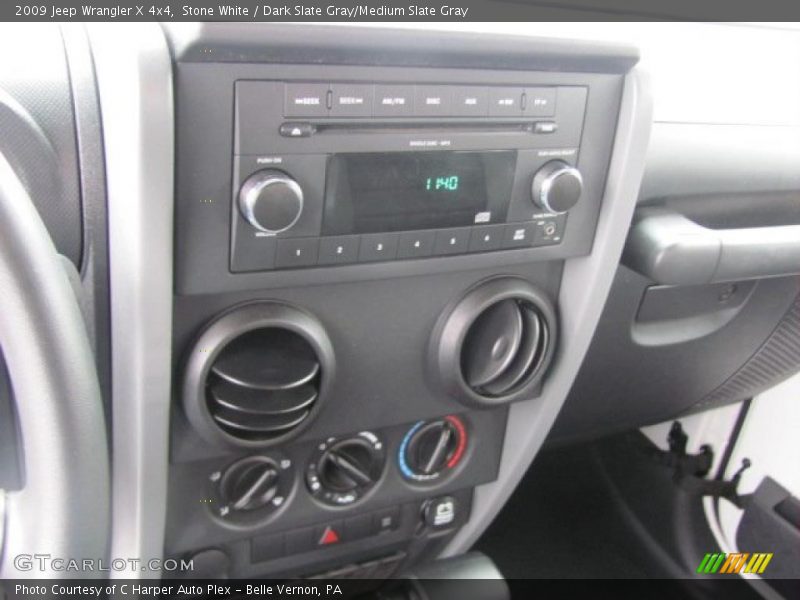 Stone White / Dark Slate Gray/Medium Slate Gray 2009 Jeep Wrangler X 4x4