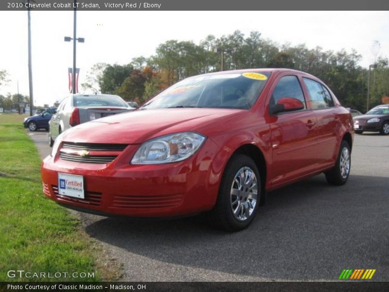 Victory Red / Ebony 2010 Chevrolet Cobalt LT Sedan