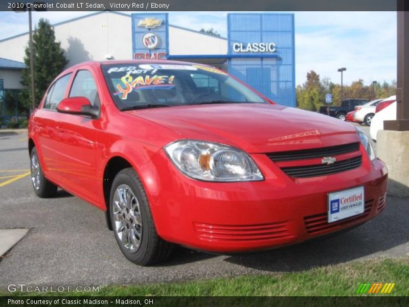 Victory Red / Ebony 2010 Chevrolet Cobalt LT Sedan