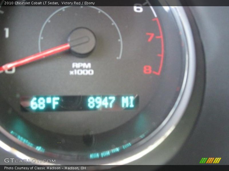 Victory Red / Ebony 2010 Chevrolet Cobalt LT Sedan