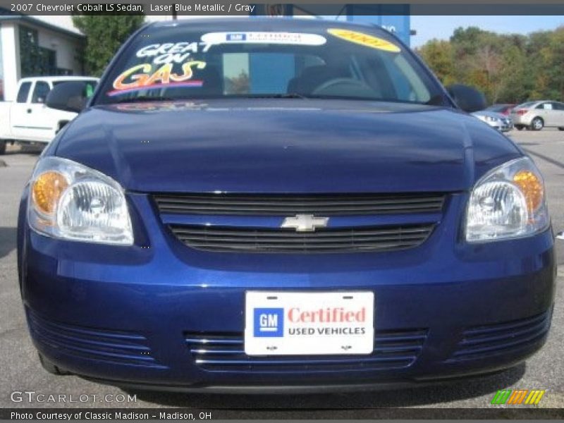 Laser Blue Metallic / Gray 2007 Chevrolet Cobalt LS Sedan