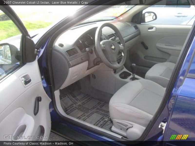 Laser Blue Metallic / Gray 2007 Chevrolet Cobalt LS Sedan