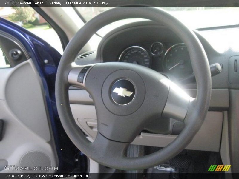 Laser Blue Metallic / Gray 2007 Chevrolet Cobalt LS Sedan
