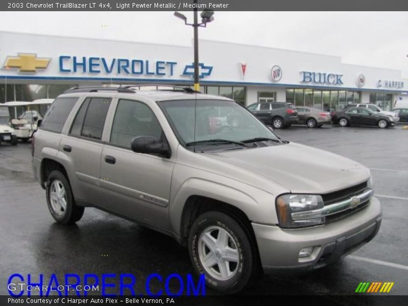 Light Pewter Metallic / Medium Pewter 2003 Chevrolet TrailBlazer LT 4x4
