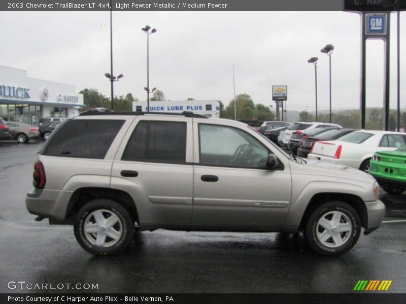Light Pewter Metallic / Medium Pewter 2003 Chevrolet TrailBlazer LT 4x4