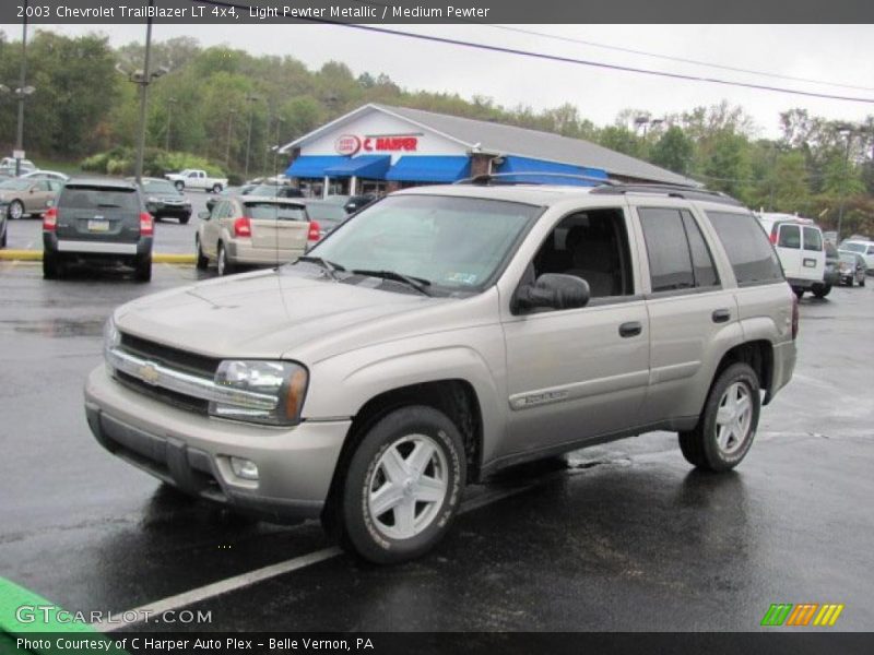 Light Pewter Metallic / Medium Pewter 2003 Chevrolet TrailBlazer LT 4x4