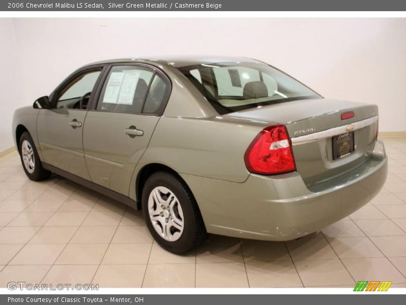 Silver Green Metallic / Cashmere Beige 2006 Chevrolet Malibu LS Sedan