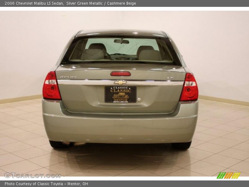 Silver Green Metallic / Cashmere Beige 2006 Chevrolet Malibu LS Sedan