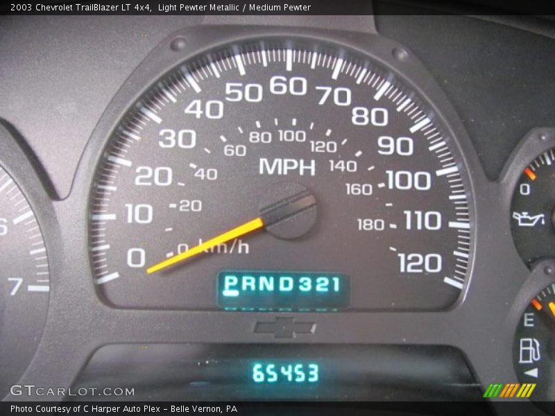 Light Pewter Metallic / Medium Pewter 2003 Chevrolet TrailBlazer LT 4x4
