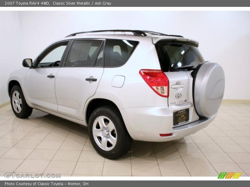Classic Silver Metallic / Ash Gray 2007 Toyota RAV4 4WD