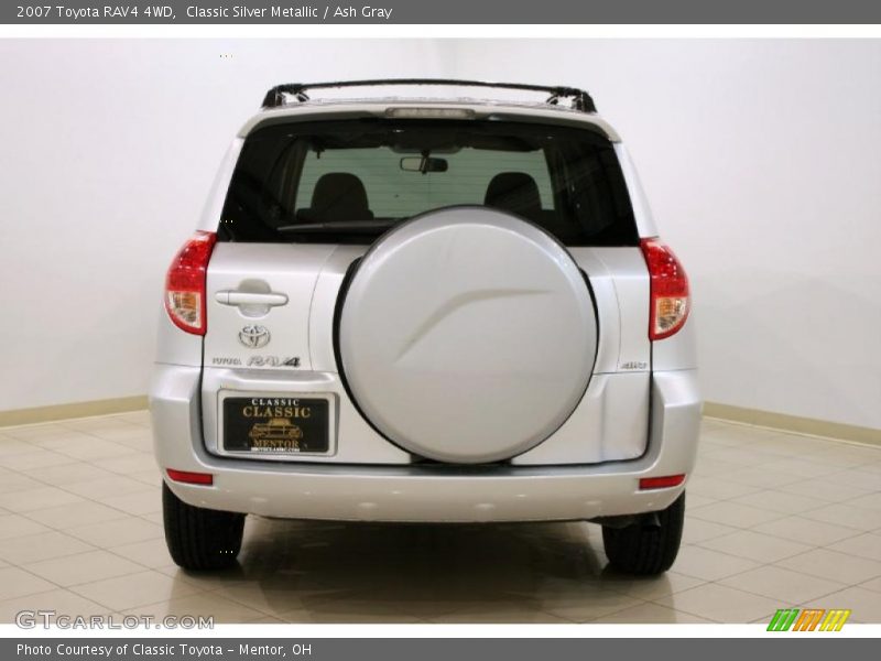 Classic Silver Metallic / Ash Gray 2007 Toyota RAV4 4WD