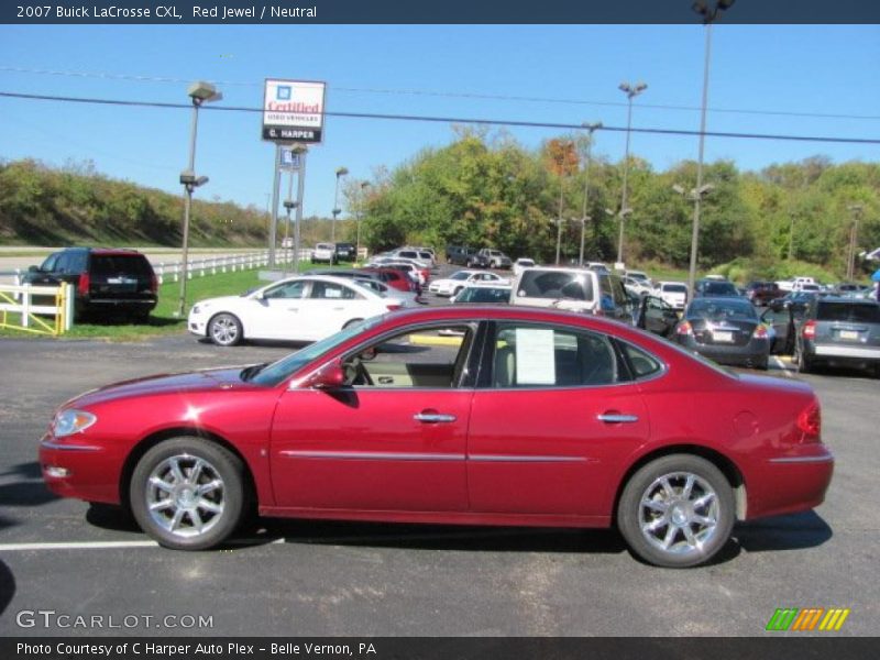 Red Jewel / Neutral 2007 Buick LaCrosse CXL