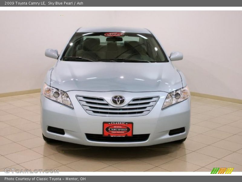 Sky Blue Pearl / Ash 2009 Toyota Camry LE