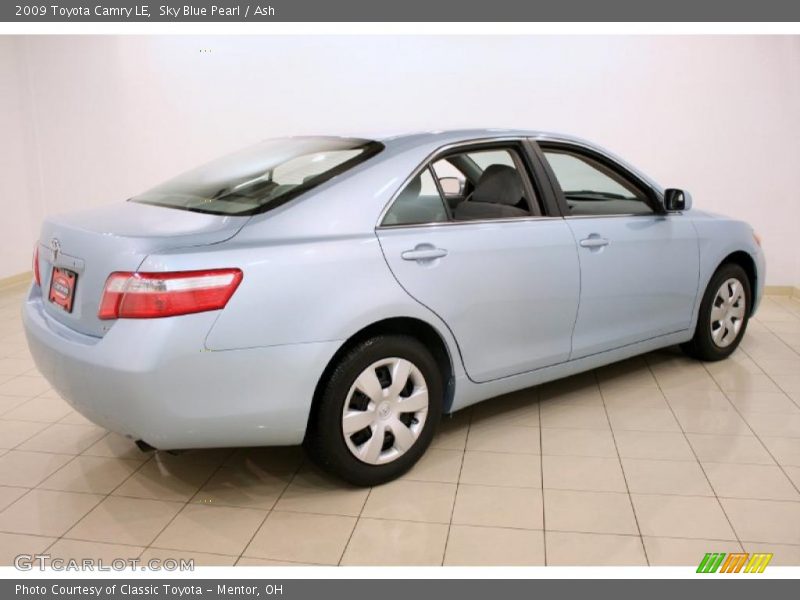 Sky Blue Pearl / Ash 2009 Toyota Camry LE
