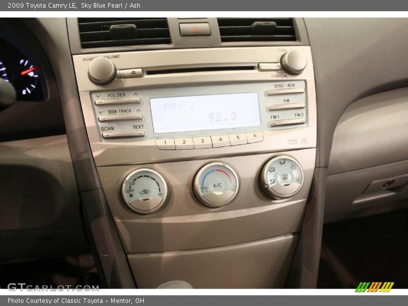 Sky Blue Pearl / Ash 2009 Toyota Camry LE