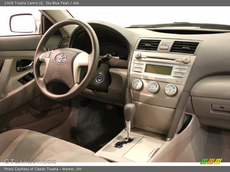 Sky Blue Pearl / Ash 2009 Toyota Camry LE