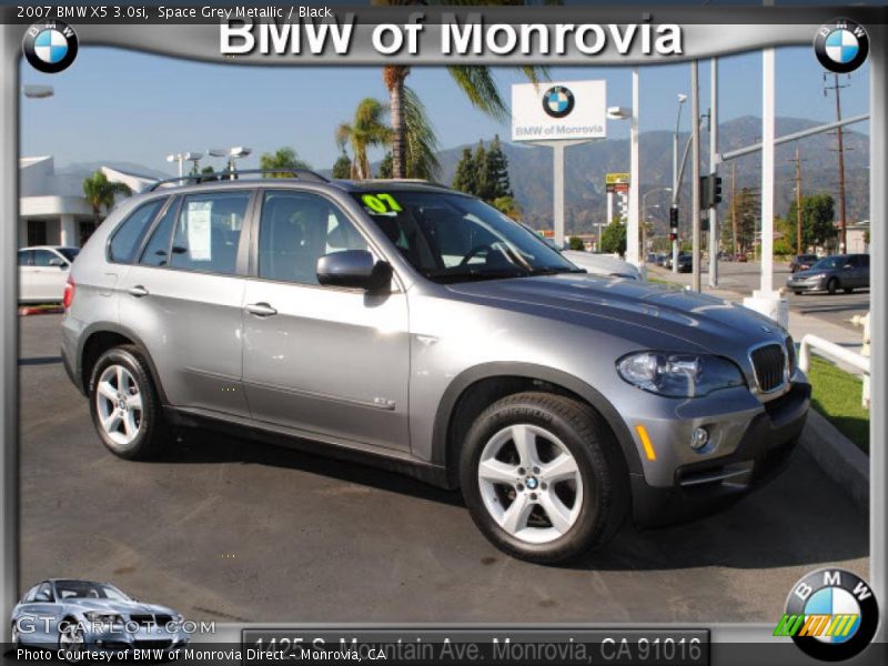 Space Grey Metallic / Black 2007 BMW X5 3.0si