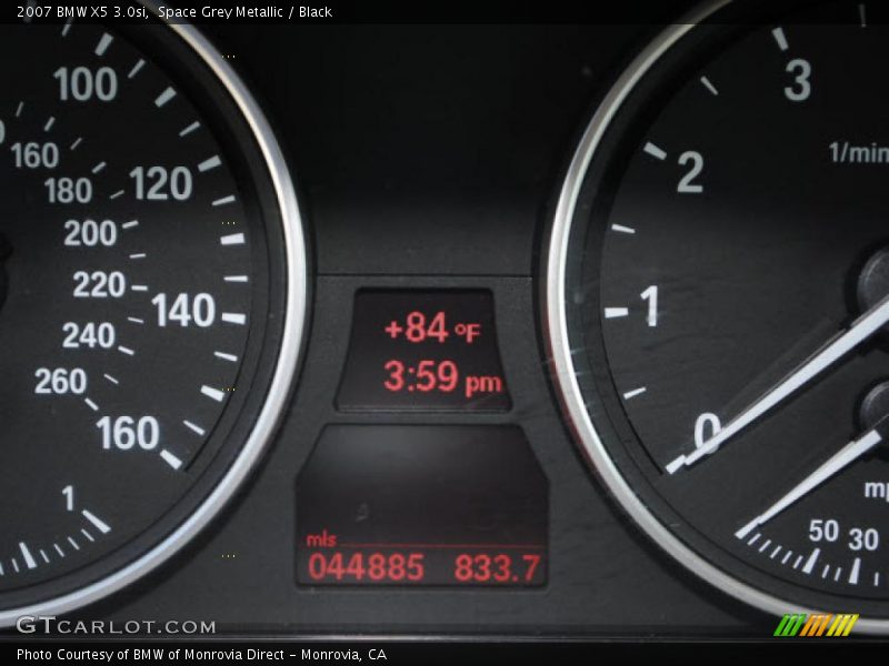 Space Grey Metallic / Black 2007 BMW X5 3.0si