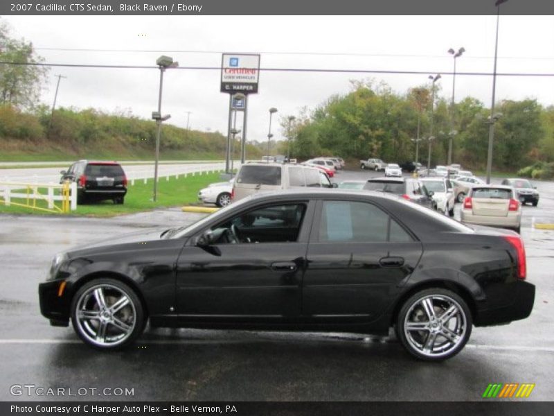 Black Raven / Ebony 2007 Cadillac CTS Sedan