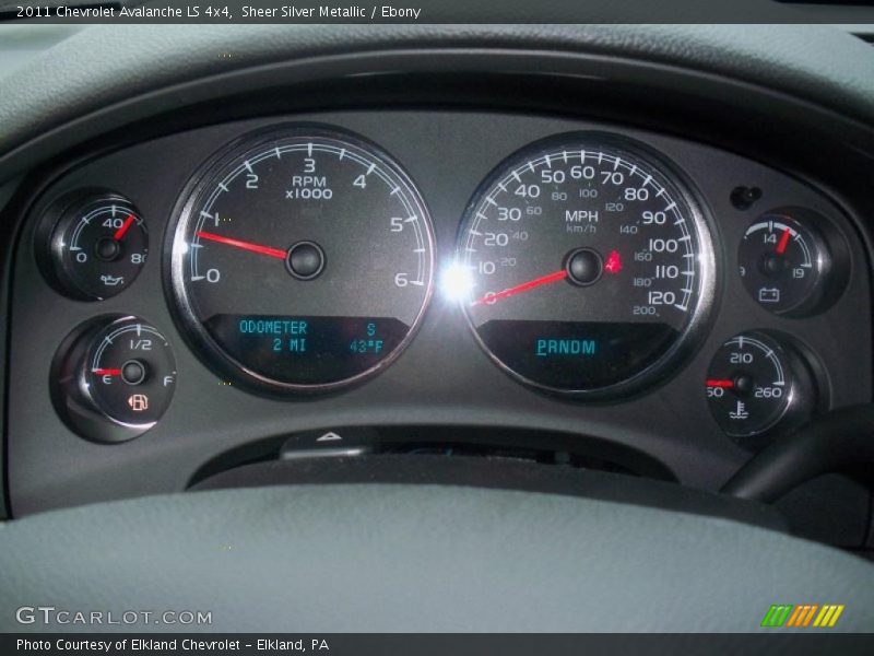  2011 Avalanche LS 4x4 LS 4x4 Gauges