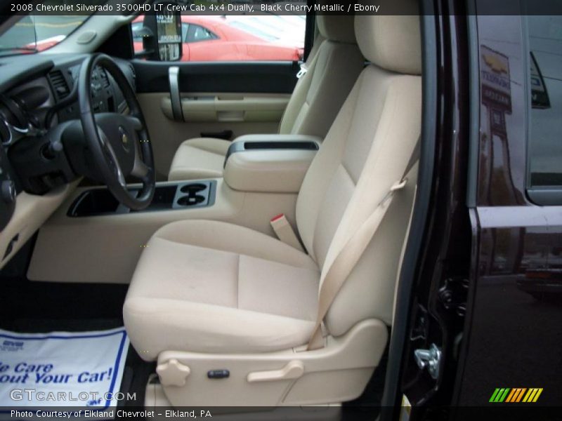 Black Cherry Metallic / Ebony 2008 Chevrolet Silverado 3500HD LT Crew Cab 4x4 Dually