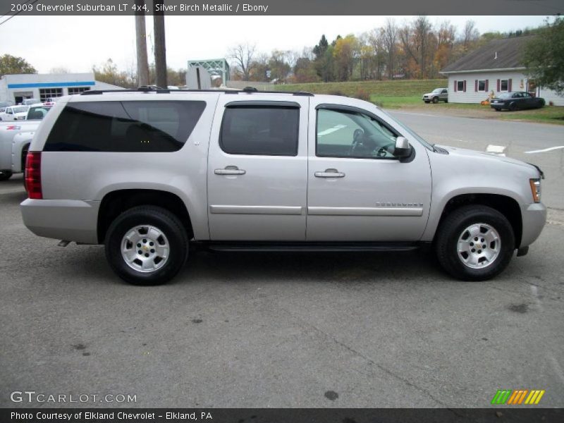 Silver Birch Metallic / Ebony 2009 Chevrolet Suburban LT 4x4