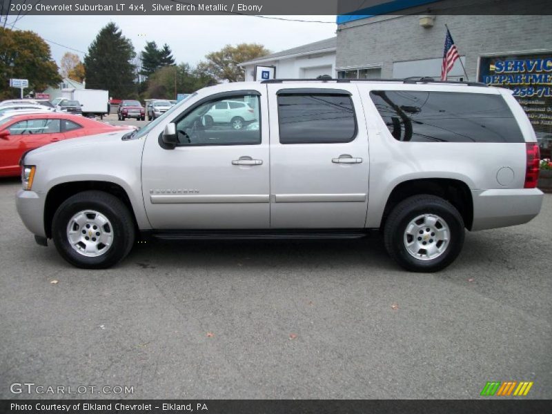 Silver Birch Metallic / Ebony 2009 Chevrolet Suburban LT 4x4