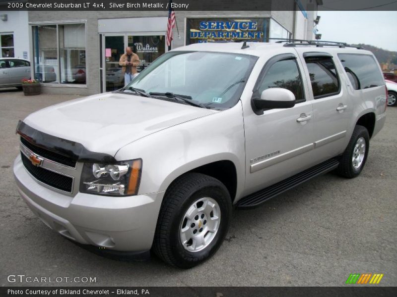 Silver Birch Metallic / Ebony 2009 Chevrolet Suburban LT 4x4