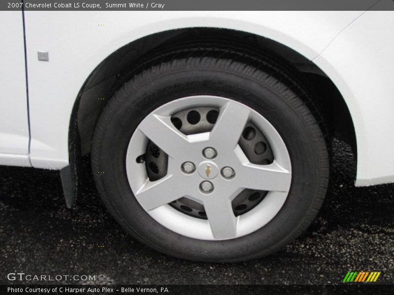 Summit White / Gray 2007 Chevrolet Cobalt LS Coupe