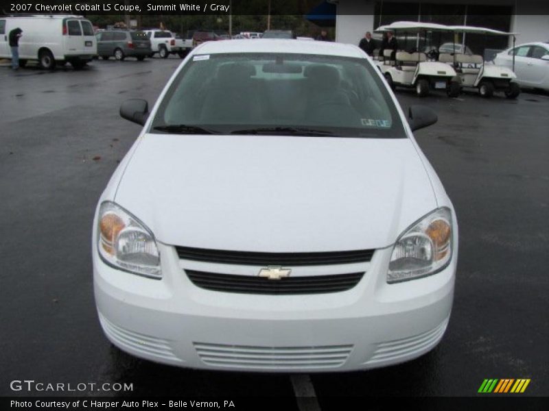 Summit White / Gray 2007 Chevrolet Cobalt LS Coupe