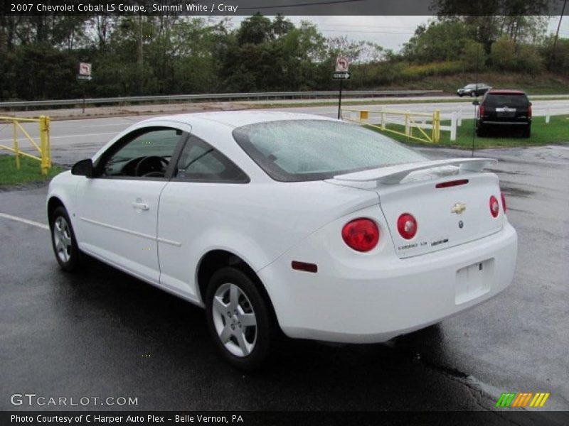 Summit White / Gray 2007 Chevrolet Cobalt LS Coupe