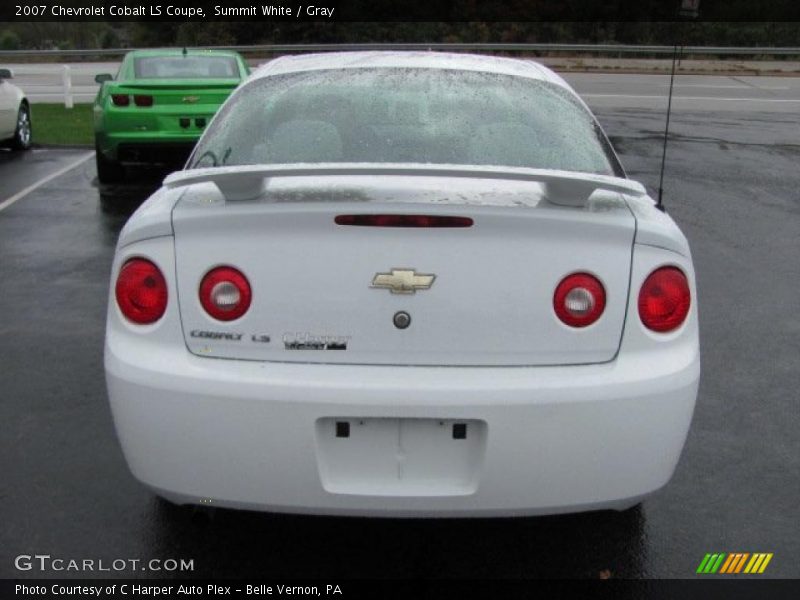 Summit White / Gray 2007 Chevrolet Cobalt LS Coupe