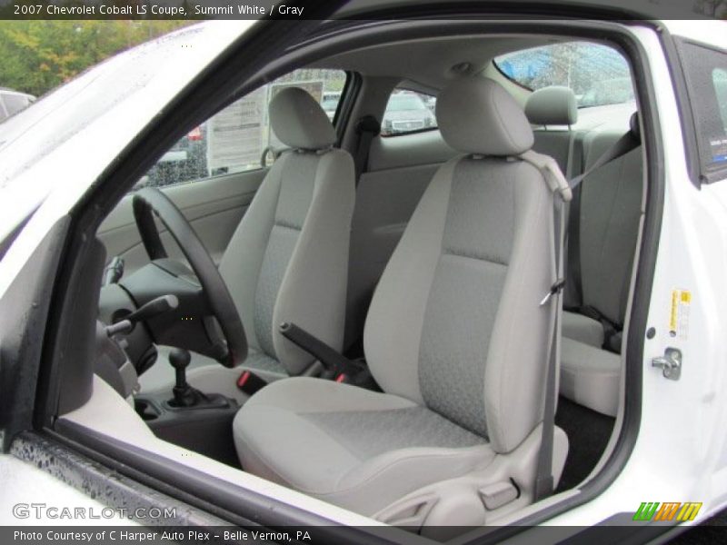 Summit White / Gray 2007 Chevrolet Cobalt LS Coupe