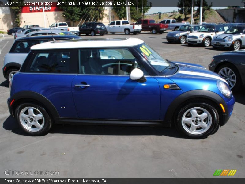 Lightning Blue Metallic / Carbon Black/Black 2007 Mini Cooper Hardtop