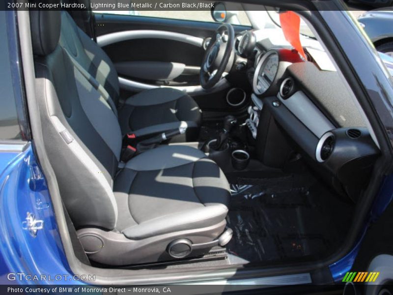 Lightning Blue Metallic / Carbon Black/Black 2007 Mini Cooper Hardtop