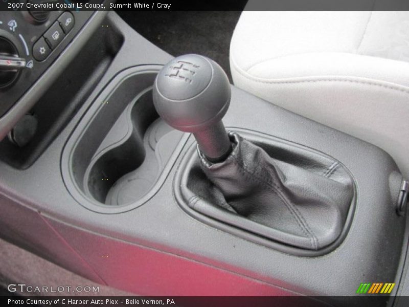 Summit White / Gray 2007 Chevrolet Cobalt LS Coupe