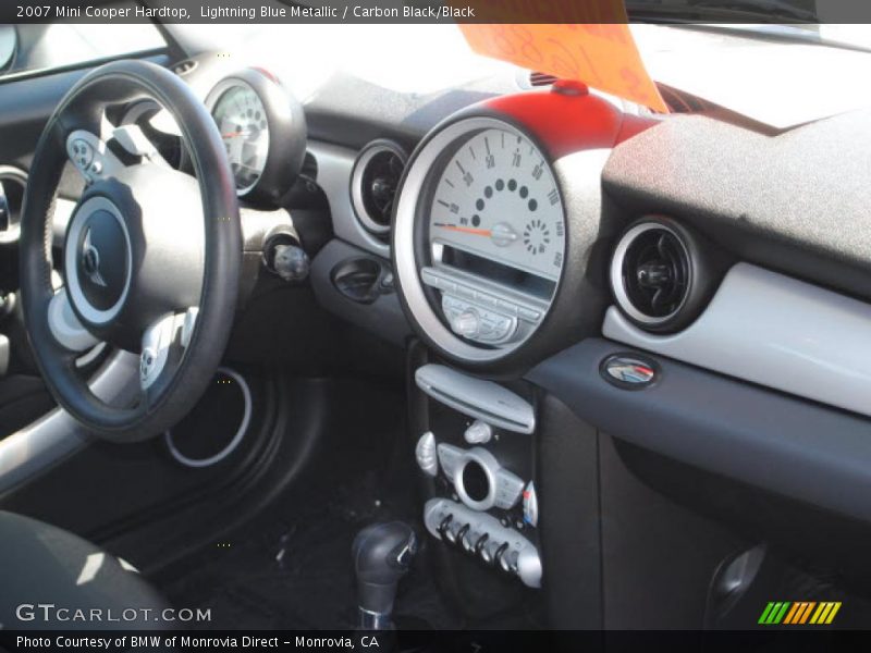 Lightning Blue Metallic / Carbon Black/Black 2007 Mini Cooper Hardtop
