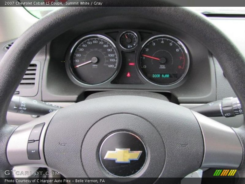 Summit White / Gray 2007 Chevrolet Cobalt LS Coupe
