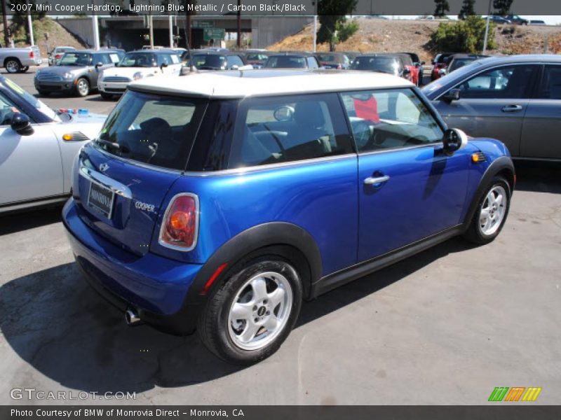 Lightning Blue Metallic / Carbon Black/Black 2007 Mini Cooper Hardtop