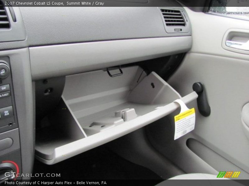 Summit White / Gray 2007 Chevrolet Cobalt LS Coupe