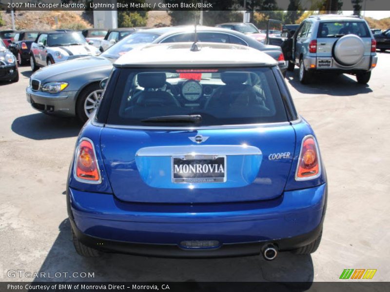 Lightning Blue Metallic / Carbon Black/Black 2007 Mini Cooper Hardtop
