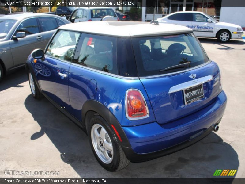 Lightning Blue Metallic / Carbon Black/Black 2007 Mini Cooper Hardtop