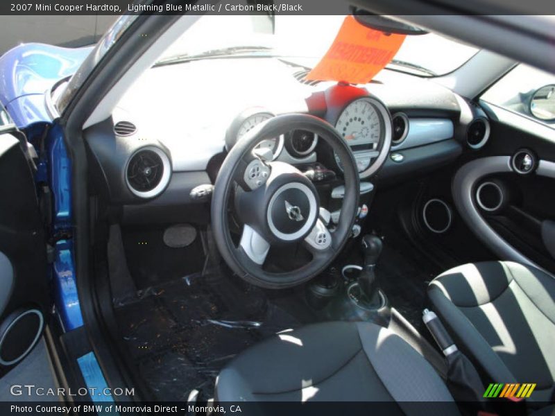 Lightning Blue Metallic / Carbon Black/Black 2007 Mini Cooper Hardtop