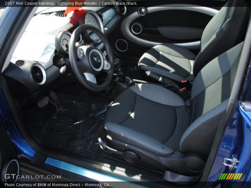 Lightning Blue Metallic / Carbon Black/Black 2007 Mini Cooper Hardtop