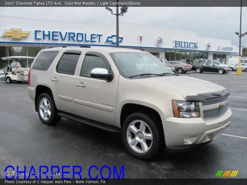 Gold Mist Metallic / Light Cashmere/Ebony 2007 Chevrolet Tahoe LTZ 4x4