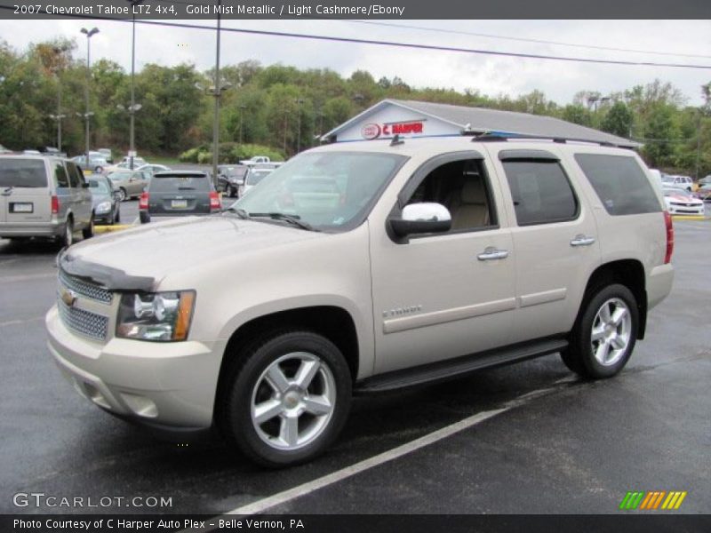Gold Mist Metallic / Light Cashmere/Ebony 2007 Chevrolet Tahoe LTZ 4x4