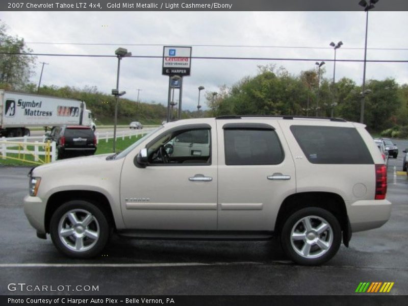 Gold Mist Metallic / Light Cashmere/Ebony 2007 Chevrolet Tahoe LTZ 4x4