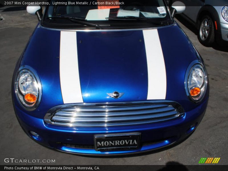 Lightning Blue Metallic / Carbon Black/Black 2007 Mini Cooper Hardtop
